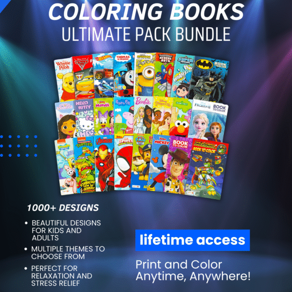 Color Craze – All-in-One Coloring Book Pack